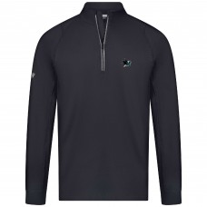 San Jose Sharks Levelwear Theory Insignia Core Quarter-Zip Pullover Top - Black