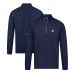 Winnipeg Jets Levelwear Navy Theory Insignia Core Quarter-Zip Pullover Top
