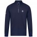 Winnipeg Jets Levelwear Navy Theory Insignia Core Quarter-Zip Pullover Top