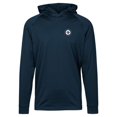Winnipeg Jets Levelwear Navy Dimension Insignia Core Pullover Hoodie