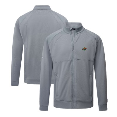 Кофта на молнии Minnesota Wild Levelwear Form Insignia Core - Gray