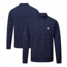 Winnipeg Jets Levelwear Navy Form Insignia Core Full-Zip Jacket