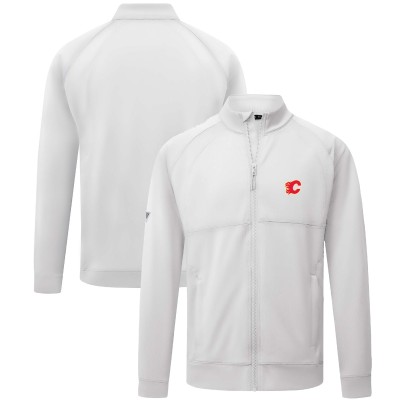 Кофта на молнии Calgary Flames Levelwear Form Insignia Core - White
