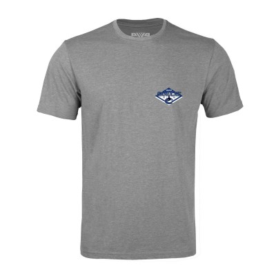 Vancouver Canucks Levelwear Heather Gray Richmond Club Patch 2.0 T-Shirt