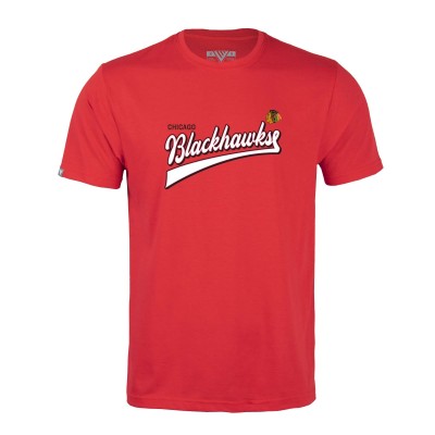 Футболка Chicago Blackhawks Levelwear Richmond Retro Script - Red