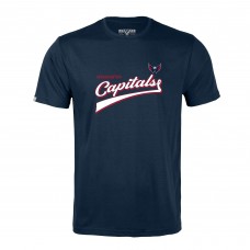 Футболка Washington Capitals Levelwear Richmond Retro Script - Navy