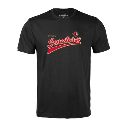 Футболка Ottawa Senators Levelwear Richmond Retro Script - Black