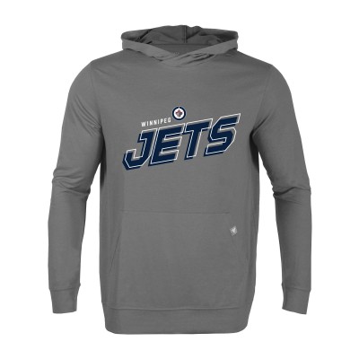 Толстовка Winnipeg Jets Levelwear Gray Relay Premier 2.0