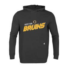 Boston Bruins Levelwear Relay Premier 2.0 Pullover Hoodie - Black