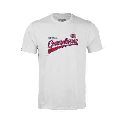 Футболка Montreal Canadiens Levelwear Youth Little Richmond Retro Script - White