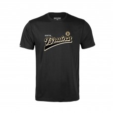 Футболка Boston Bruins Levelwear Youth Little Richmond Retro Script - Black