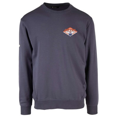 Edmonton Oilers Levelwear Navy Zane Club Patch 2.0 Pullover Sweatshirt