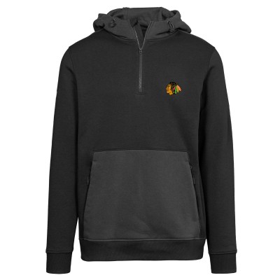 Толстовка Chicago Blackhawks Levelwear Chicane Insignia Core Half-Zip - Black
