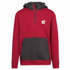 Толстовка Calgary Flames Levelwear Chicane Insignia Core Half-Zip - Red