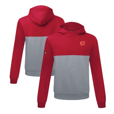 Толстовка Calgary Flames Levelwear Bracket Insignia Core - Red/Gray