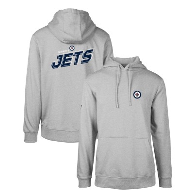 Winnipeg Jets Levelwear Gray Podium Insignia Core Pullover Hoodie