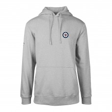 Winnipeg Jets Levelwear Gray Podium Insignia Core Pullover Hoodie