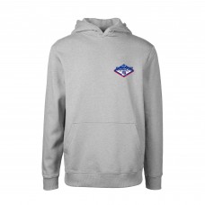 Толстовка New York Rangers Levelwear Youth Podium Club Patch 2.0 Fleece - Gray