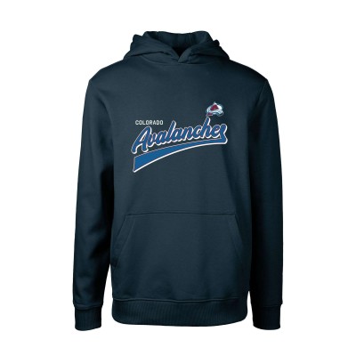 Толстовка Colorado Avalanche Levelwear Youth Podium Retro Script Fleece - Navy