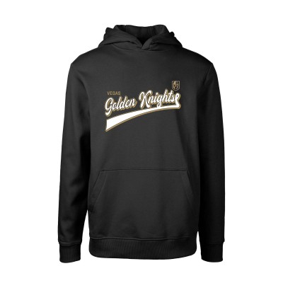 Толстовка Vegas Golden Knights Levelwear Youth Podium Retro Script Fleece - Black