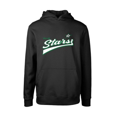 Толстовка Dallas Stars Levelwear Youth Podium Retro Script Fleece - Black