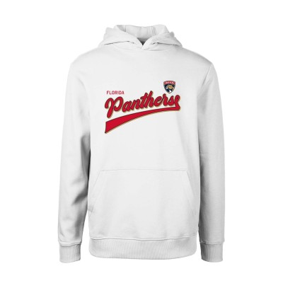Толстовка Florida Panthers Levelwear Youth Podium Retro Script Fleece - White