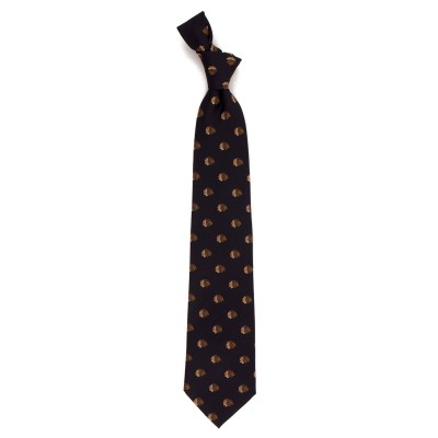 Chicago Blackhawks Echo Woven Silk Tie - Black