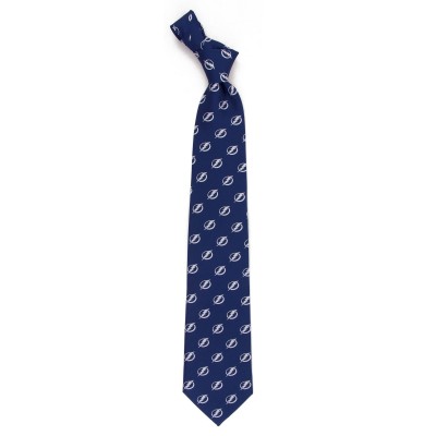 Tampa Bay Lightning Blue Echo Woven Silk Tie