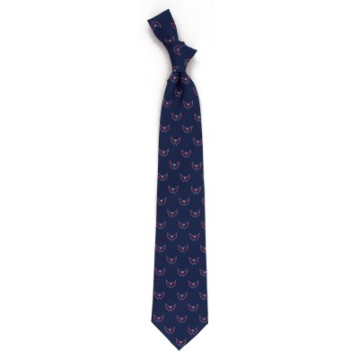 Washington Capitals Echo Woven Silk Tie - Navy