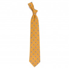 Pittsburgh Penguins Echo Woven Silk Tie - Gold