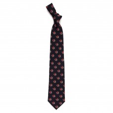 Ottawa Senators Echo Woven Silk Tie - Black