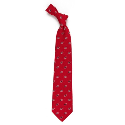 Carolina Hurricanes Red Echo Woven Silk Tie
