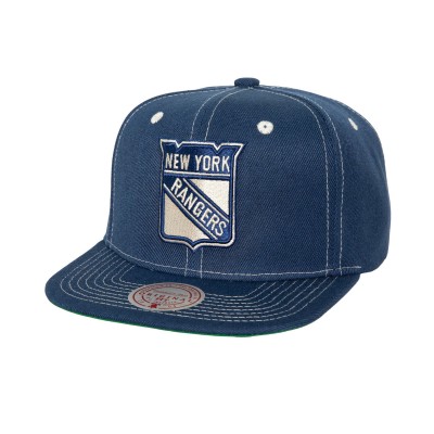 Бейсболка New York Rangers Mitchell & Ness Energy Contrast Natural - Blue
