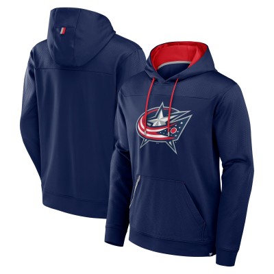 Толстовка Columbus Blue Jackets Fanatics Defender - Navy
