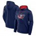 Толстовка Columbus Blue Jackets Fanatics Defender - Navy