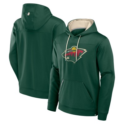 Толстовка Minnesota Wild Fanatics Green Defender