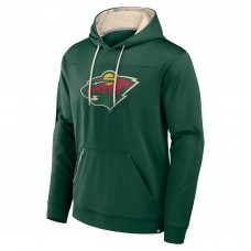 Толстовка Minnesota Wild Fanatics Green Defender