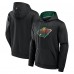 Толстовка Minnesota Wild Fanatics Black Defender