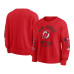 Женская свитшот New Jersey Devils Fanatics Red Go Team Pullover