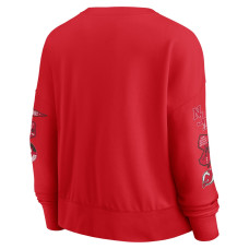 Женская свитшот New Jersey Devils Fanatics Red Go Team Pullover