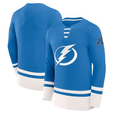 Футболка Tampa Bay Lightning Fanatics Blue High Point Long Sleeve