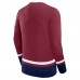 Футболка с длинным рукавом Colorado Avalanche Fanatics Burgundy High Point