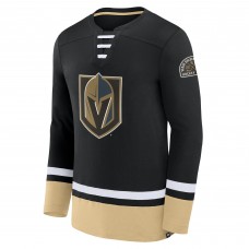 Футболка с длинным рукавом Vegas Golden Knights Fanatics Black High Point
