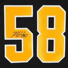 Kris Letang Pittsburgh Penguins Autographed Fanatics Authentic Black adidas Authentic #58 Jersey