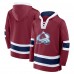 Толстовка Colorado Avalanche Fanatics Burgundy Inside Line Fleece