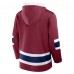 Толстовка Colorado Avalanche Fanatics Burgundy Inside Line Fleece