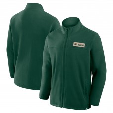 Кофта на молнии Minnesota Wild Fanatics Green Home Ice Fleece