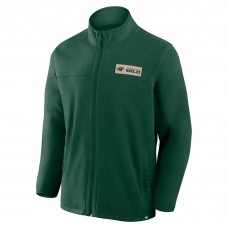 Кофта на молнии Minnesota Wild Fanatics Green Home Ice Fleece