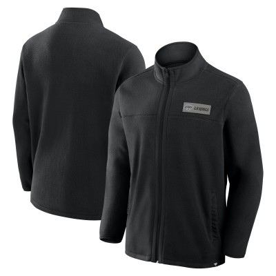 Los Angeles Kings Fanatics Black Home Ice Fleece Full-Zip Jacket