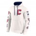 Толстовка Columbus Blue Jackets Fanatics Letterman Fleece - White